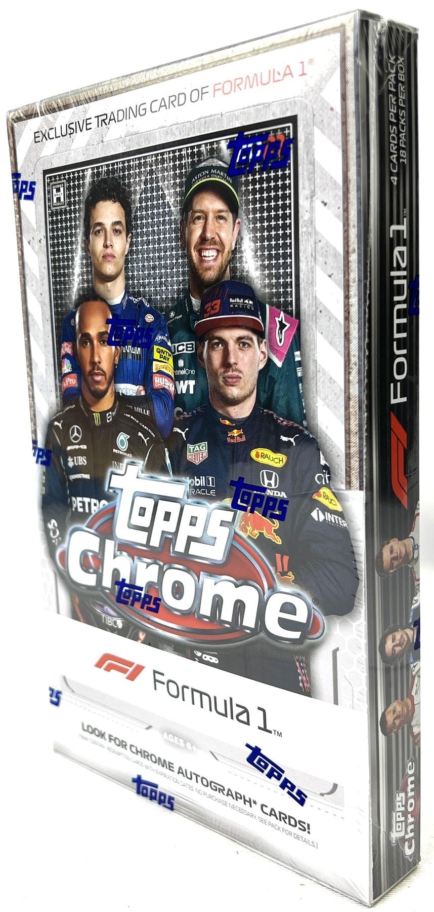 2021 Topps Chrome F1 Formula 1 Racing Hobby Box | DA Card World