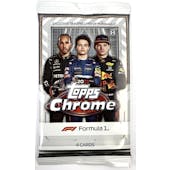 2021 Topps Chrome F1 Formula 1 Racing Hobby Pack
