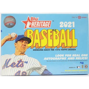 2021 Topps Heritage Baseball Mega Box (Red Border Base)