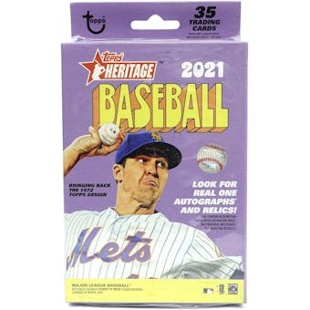 2021 Topps Heritage Baseball Hanger Box (Purple Box)