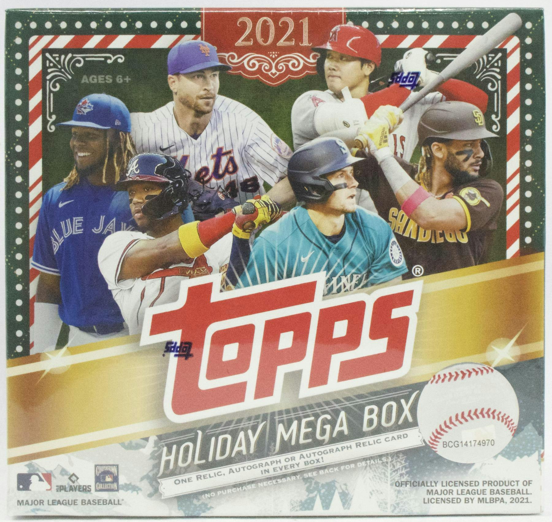 2021 Topps Holiday Baseball Mega Box DA Card World