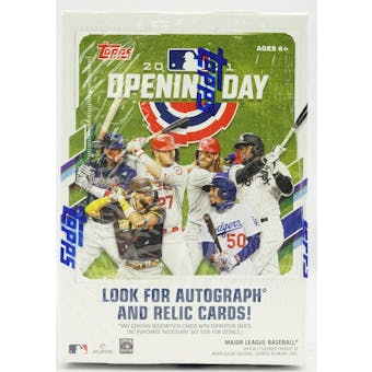 2021 Topps Opening Day Baseball 11-Pack Blaster Box