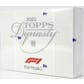 2021 Topps Dynasty F1 Formula 1 Racing Hobby 5-Box Case