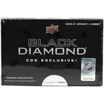 2020/21 Upper Deck Black Diamond Hockey CDD Exclusive Hobby Box
