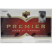 2020/21 Upper Deck Premier Hockey Hobby 10-Box Case- DACW Live 31 Spot Random Team Break #3