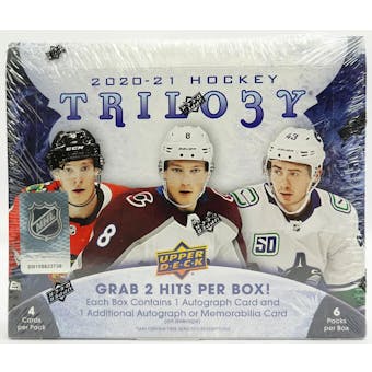 2020/21 Upper Deck Trilogy Hockey Hobby Box