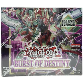 Yu-Gi-Oh Burst Of Destiny Booster Box