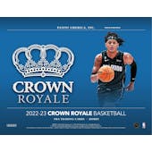 2022/23 Panini Crown Royale Basketball Hobby Box (Presell)