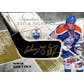 2022/23 Hit Parade Hockey Autographed Platinum Edition Series 6 Hobby 10-Box Case - Jack Hughes