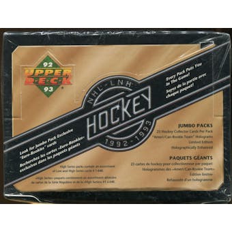 1992/93 Upper Deck Series 2 Hockey Jumbo Box