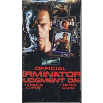 T2 Terminator 2 The Movie Wax Box (1991 Impel)