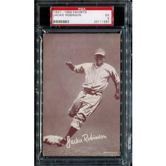 1947-1966 Exhibits Baseball Jackie Robinson PSA 5 (EX) *1287