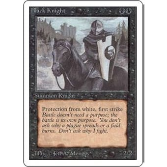 Magic the Gathering Unlimited Single Black Knight - NEAR MINT (NM)