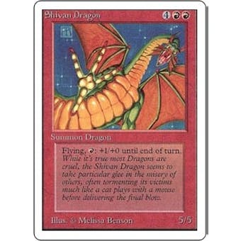 Magic the Gathering Unlimited Single Shivan Dragon - NEAR MINT (NM)