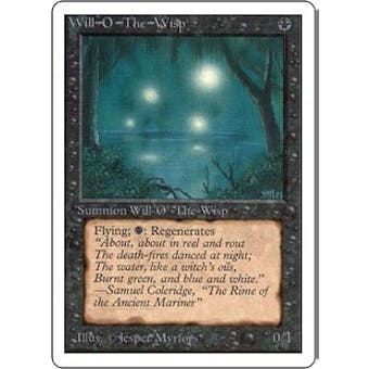 Magic the Gathering Unlimited Single Will-o'-the-Wisp - NEAR MINT (NM)