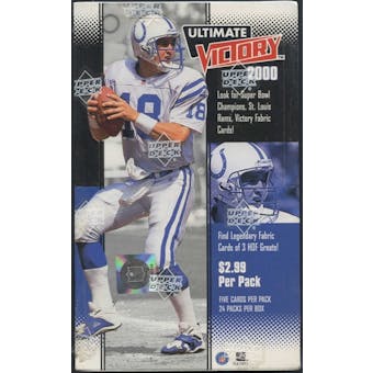 2000 Upper Deck Ultimate Victory Football Box