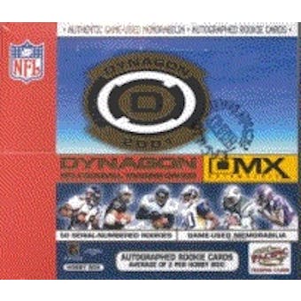 2001 Pacific Dynagon DMX Football Hobby Box