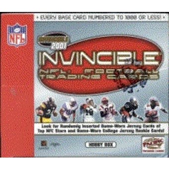 2001 Pacific Invincible Football Hobby Box
