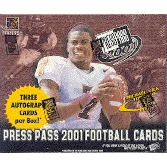 2001 Press Pass Football Hobby Box
