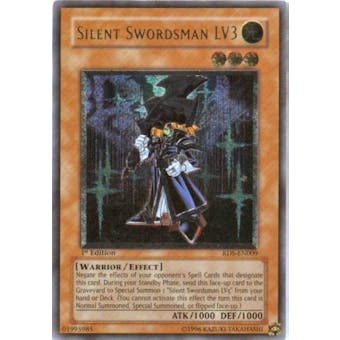 Yu-Gi-Oh Rise of Destiny Single Silent Swordsman LV3 Ultimate Rare (RDS-009) - SLIGHT PLAY (SP)