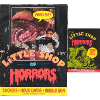 Little Shop of Horrors Wax Box (1986 Topps)