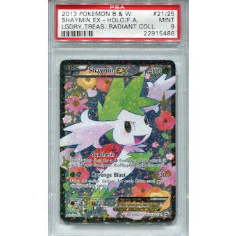 Pokemon Legendary Treasures Single Shaymin EX RC21/RC25 - PSA 9 - *22915486*