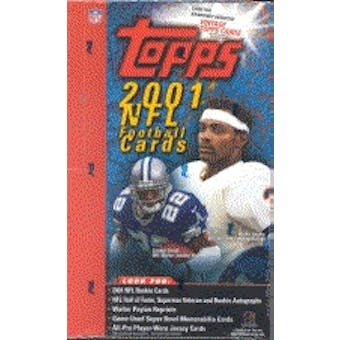 2001 Topps Football Hobby Box