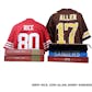 2022 Hit Parade Autographed Football Jersey 1st ROUND EDITION Series 8 Hobby 10-Box Case - Josh Allen