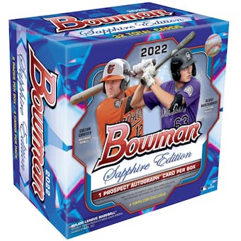 2022 Bowman Baseball Sapphire Edition Hobby Box