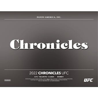 2022 Panini Chronicles UFC Hobby 12-Box Case (Presell)