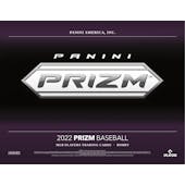 2022 Panini Prizm Baseball Hobby 12-Box Case (Presell)