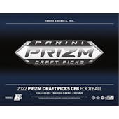 2022 Panini Prizm Draft Picks Collegiate Football H2 Box (Presell)