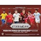 2022 Panini Prizm FIFA World Cup Soccer 1st Off The Line FOTL Hobby 12-Box Case