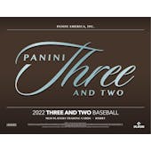 2022 Panini Three and Two Baseball Hobby Box (Presell)