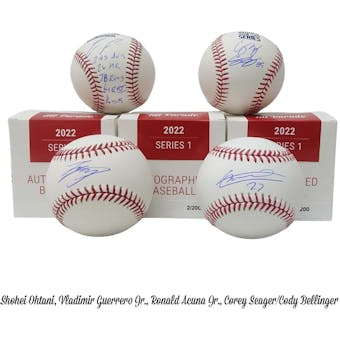 2022 Hit Parade Autographed Baseball Ser 1- 1-Box- DACW Live 6 Spot Random Division Break #6