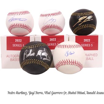 2022 Hit Parade Autographed Baseball Series 5 Hobby Box - Shohei Ohtani & Aaron Judge!