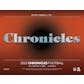 2022 Panini Chronicles Football Hobby Blaster 20-Box Case (Marquee Inserts!)