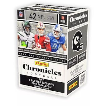 2022 Panini Chronicles Football 6-Pack Blaster 20-Box Case