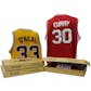 2021/22 Hit Parade Autographed College Basketball Jersey - Series 2 - 10 Box Hobby Case - Curry & Dr. J!!!