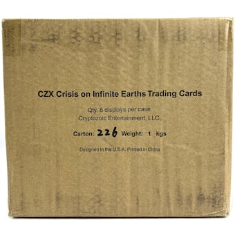 CZX Crisis on Infinite Earths Hobby 6-Box Case (Cryptozoic 2022)