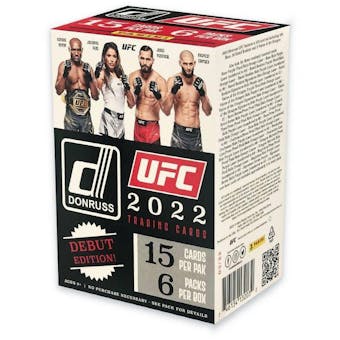 2022 Panini Donruss UFC 6-Pack Blaster Box