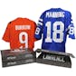 2022 Hit Parade Autographed Football Jersey - Hobby 10-Box Case - Series 3