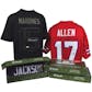 2022 Hit Parade Autographed Football Jersey - Hobby 10-Box Case - Series 4