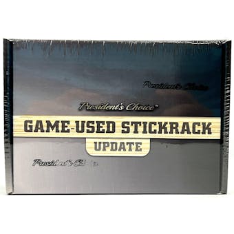2021/22 President's Choice Game Used Stickrack Update Hockey Hobby Box