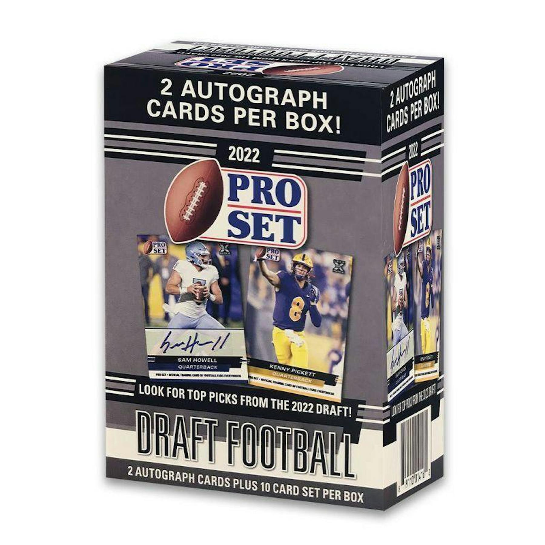 2022 Leaf Pro Set Draft Football Retail Blaster Box DA Card World