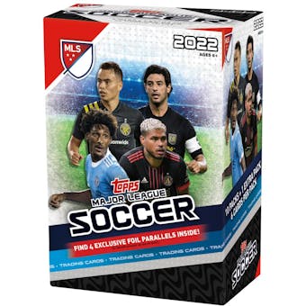 2022 Topps MLS Major League Soccer 11-Pack Blaster Box (Foil Parallels!)