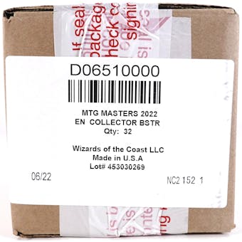 Magic The Gathering Double Masters 2022 Collector Booster 8-Box Case