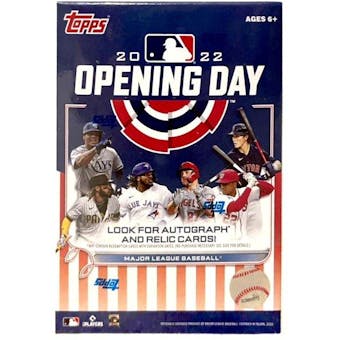 2022 Topps Opening Day Baseball 22-Pack Blaster Box