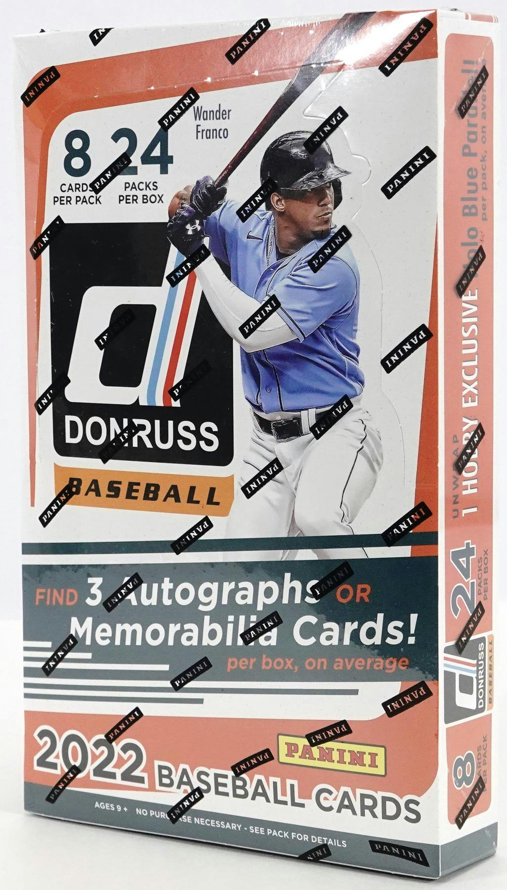 2022 Panini Donruss Baseball Hobby Box DA Card World