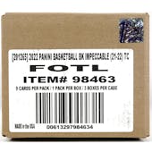 2021/22 Panini Impeccable Basketball 1st Off The Line FOTL Hobby 3-Box Case